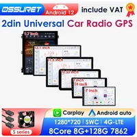 7 "/9"/10 "2 din android12 Universal-Auto-Multimedia-Player für Hyundai Honda Nissan Toyota Kia Autoradio-Einheit WiFi GPS Auto-Audio
