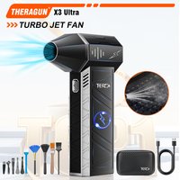 Updated X3Ultra Turbo Fan Jet,Mini Handheld 180000RPM Powerful Compressed air Duster for Car Dryer/PC/Home Cleaning