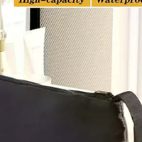2-in-1 Hair Tools Travel Bag For Flat Irons, Straighteners, Curling Iron, And Haircare Accessories, With Interior Pockets