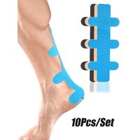 10Pcs/Set Breathable Kinesiology Achilles Tendon Tape, Provide Support for Ankle Achilles Tendon Ligament, Elastic Athletic Tape