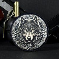 The Fierce Wolf King Morale Tactical Patch Appliques Military Hook Loop Patches for Clothing Accessories Vest Backpack Stickers