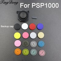 1Set For PSP1000 3D Analog Joystick & Thumb Stick Cap & conductive rubber bar For PSP 1000 console Replace joystick accessories