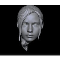 Biohazard Claire Action Figure 6 Inch Head Sculpt White Mold Customizable Collectible Toy Movie Series Static Figure