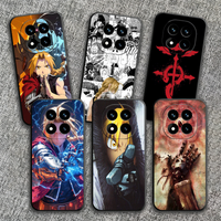 F-Fullmetal A-Alchemist Anime Soft Phone Case for Xiaomi Redmi Note 12 13 14 15 Pro Plus 11 12S 11S 11T 10 4G Black Cover Back S