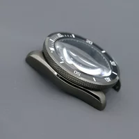 Men's Watch Case Fit NH34 NH35 NH36 Automatic Movement Sapphire Glass 200M Waterproof Gun Colour Case Design SKX007 SKX009 image 4