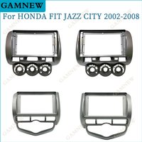 9 Inch Car Radio Fascia Frame Cable For HONDA FIT JAZZ CITY 2002-2008 Stereo Android Dashboard Kit Face Plate Frame Fascias