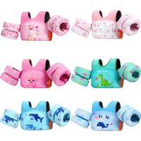 Kids Life Vest Children's Swimming Arm Float Whistle Child Lifejacket Swimsuit Foam Safety Swimming Pool Accessories for kayak