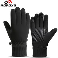 AliExpress nofoxo NOFOXO Riding Bicycle Gloves Waterproof Touchscreen Winter Outdoor Cycling Gloves Windproof Non-slip Warm Hiking Gloves Unisex