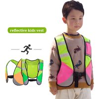 Kid Vest Children Protective Hi Vis Vest For Child Pink Night Warning Wear For Girl Boy