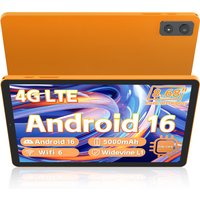 Paitanry 4G LTE 8.68" Android 16 Tablet 16GB RAM+64GB ROM 1TB Expand Octa Core T616 5000mAh 90Hz WiFi 6 Bluetooth 5.0 Tablet PC