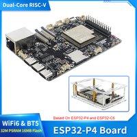 ESP32-P4 Module Support WiFi6 BT5 / BLE RJ45 Based On ESP32-P4 ESP32-C6 Development Board 32M PSRAM 16MB Flash for Arduino IDE
