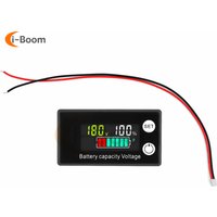 Battery Voltmeter DC 8V-100V Capacity Indicator Power Meter Lithium LiFePO4 lead-acid cell 12V 24V 48V LCD Screen Display