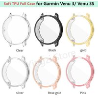 New Soft TPU Case for Garmin Venu 3 Venu 3S Smart Watch Cover Resistant Protective Bumper for Garmin Venu3 3s Shell Accessories