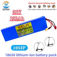 36V 100Ah 18650 Rechargeable Lithium Battery Pack | 10S3P 1000W Power for Modified Bicycles/Scooters/Electric Vehicles