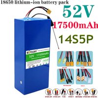 Batterie au Lithium 14S5P 18650 52V 17500mAh avec BMS haute puissance pour Scooters électriques vélos de montagne