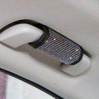 2PCS Car Artificial Diamond Handle Set Interior Creative Rhinestone Pull Gloves Car Crystal Interior Modification Kit