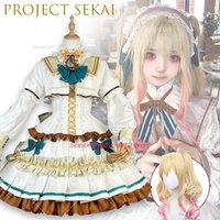 Disfraz Project Sekai Tenma Saki Mocha Girl Valentine's Day Cosplay Set Anime Outfit Accessories deguisement adulte