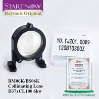Startnow Collimating Lens with Lens Barrel Raytools Original BS06K D37F100/F150/F200mm Fiber Collimator Focusing Lens With Mount