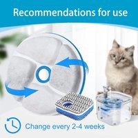 AliExpress NONE Pet Water Dispenser Filter Cat Water Fountain Filter Drinking Fountain Filter Cycle Filtering Easy To Clean