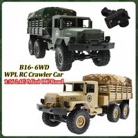 1/16 1/12 ScaleWPL Remote Control Truck B16 B16R-1 B36 B36-2 C94 D54 Military Transport Vehicle Model Climbing Off-Road RC Truck