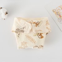 Gauze diapers Pure cotton washable baby urine mesons newborn diaper Baby diaper pants urine ring mustard