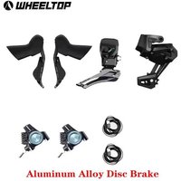 AliExpress Wheel top WHEELTOP EDS TX 6000 7100 Wireless Electronic Groupset 2x7-14 Speed Carbon Fiber Rim & Disc Brake