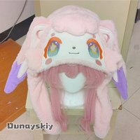 Honkai Star Rail Mimi Plush Hat Anime Soft Headpiece Hemera@Game Accessory For Cosplay And Daily Outfit Match Halloween Party