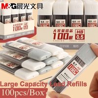 )Plastic Auto Mechanical Pencil Refill 2B HB 0.5mm 0.7mm Graphite Lead Refill School Exam Writing Stationery