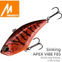 MEREDITH Apex Vibe F85mm 24g Wobblers Fishing Tackle Fishing Lures Vibration Bait for Full Depth Artificial Accessories