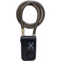 AliExpress NONE GPS Bike Lock with Remote Control & Alarm, Anti-Theft Vibration Sensor, Wireless IP44 Waterproof, 80cm Braided Steel Cable Lock