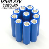 Premium 2026 New 18650 Li-ion Battery – 3.7V 66600mAh Rechargeable for LED Flashlights, Daily Toys & Portable Electronic Devices