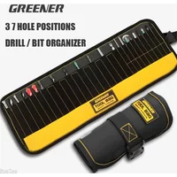 NEW 37 Holes Screwdriver Bit Drill Bit Storage Bag Tool Bag for Electrician Tools Carpenter