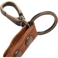 Car Keyring Genuine Leather Badge Holder Cowhide Keychain Wrist Neck Lanyard Work Card Holder Phone Neck Strap Leather Lanyard