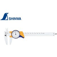 SHINWA Fiberglass Dial Caliper 19932 No Battery Needed 0-150mm For Measuring Outside Inside Depth Gap Hobby DIY Work Tool 1PCS