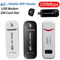 4G LTE USB Modem Dongle 150Mbps Wireless WiFi Mobile Router SIM Card Network Card Pocket WiFi Router for Home Office
