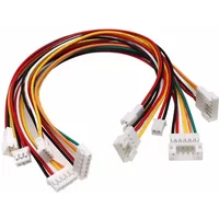 Jst Ph2.0 Extension Line 2p/3p/4p/5/6/7/8/9/10/11/12pin Ph 2.0mm Male To Female Connector With Cable Length 10cm 20cm 30cm 26awg