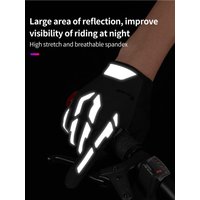 AliExpress West Biking WEST BIKING Reflective Cycling Gloves Touch Screen Full & Half Finger Bicycle Gloves Anti-slip Shockproof MTB Road Bike Gloves