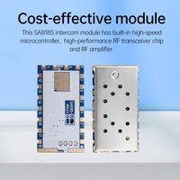 1Pcs DC 3.3-5.5V SA818S New Generation UHF 400-470MHz/VHF 134-174MHz/UHF 400-470MHz 1W 30dBm Analogue Walkie Talkie Module