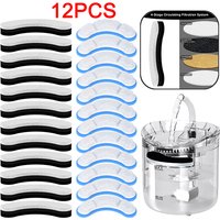 12PCS Cat Water Fountain Replacement Filter for WF060 Elements Pet Drinking Bowl Auto Drinking Filter for Cats