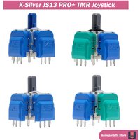 2/10pcs K-Silver JS13 Pro+ TMR Joystick for Switch Pro PS5 PS4 Xbox Series Xbox One Replacement 3D Analog ThumbStick Anti-Drift