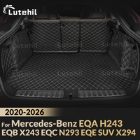 Tapis de coffre et revêtement de coffre pour Mercedes-Benz EQA H243 2022-2025 EQB X243 7 places 2022-2025 EQC N293 2020-2023 EQE SUV X294 22-26