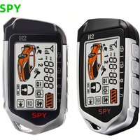 Remote Only ! 2PC Germany Spy Two Way Car Alarm Security System Remote 5000Meter Wireless Engine Start 2 LCD Control Universal