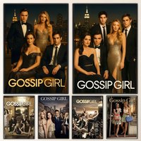 TV Series Gossip Girl Poster HD art waterproof sticky wall home decoration aesthetic