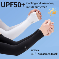 Ice Silk Bicycle Sleeves Summer Breathable Cycling Arm Protection Outdoor Sun UV Protect Sports MTB Road Bike Sleeves