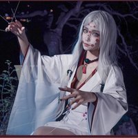 Anime Demon Slayer Kimetsu No Yaiba Spider Rui Mother Sister Cosplay Costume Wigs Women Halloween Costumes Party Dress Clothes