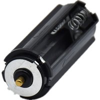 Black Cylindrical Type Plastic Battery Holder For 3 x AAA Battery Converter Box Toy Flashlight Lamp Adapter Case Converter