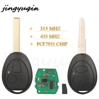 jingyuqin 2 Button Remote Car Key 315/433Mhz PCF7931 For BMW Mini Cooper R53 R50 MG7 For Land Rover Discovery Aoto Fob Control