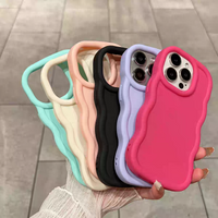 Case For Redmi 15 15C 14C 13C 13 A5 A3 12 12C Note 15 4G PRO 5G 14 13 Pro 12 Plus 14S 12S Candy solid color Wave Side Cover
