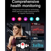 2026 New Smart Watch NFC 1.91 inch Bluetooth Call Heart Rate Blood Oxygen Monitoring IP67 GPS Trajectory Tracking Smartwatches