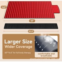Red Infrared Light Therapy Pad skincare 420PCS 3 in1 LEDs far infrared Waist Back Shoulder Muscle Pain Yoga mat Relief Relax